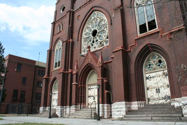 Bethlehem Lutheran before demolition.