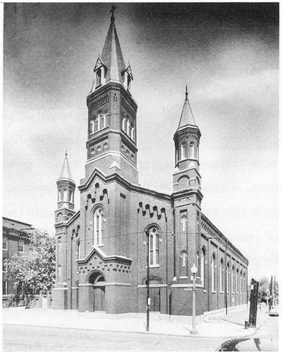 A photo from the early days of St. Bridget of Erin parish from the Archdiocese of St. Louis.