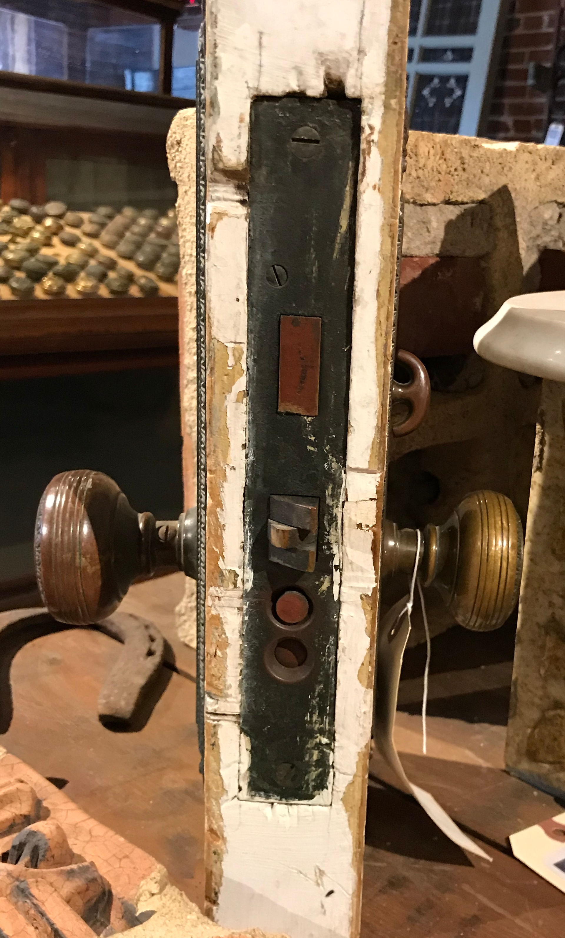 1904 Corbin lock set for entry door.
