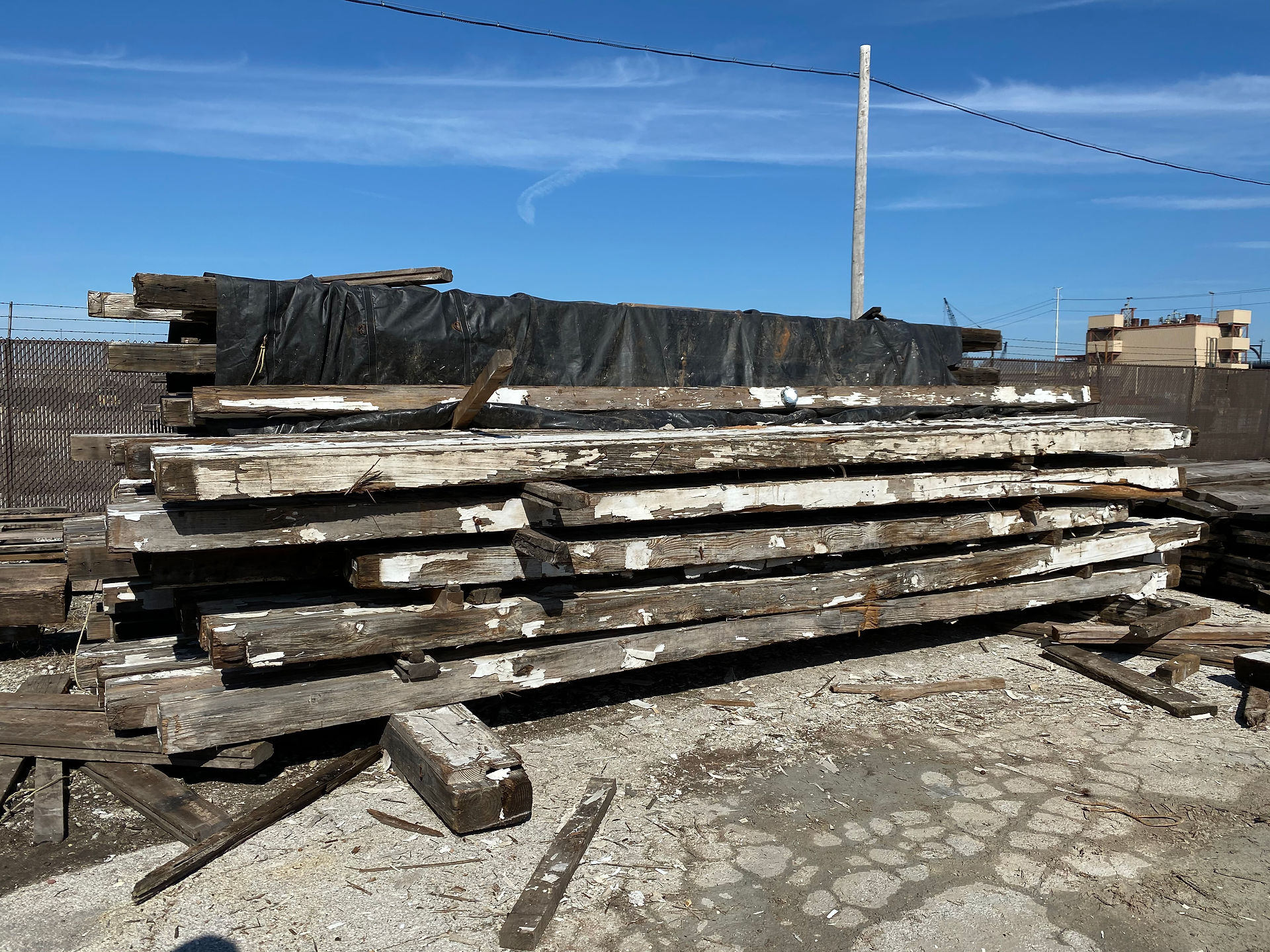 Number 1 old-growth Longleaf Pine lumber reclaimed from a St. Louis printing company. 