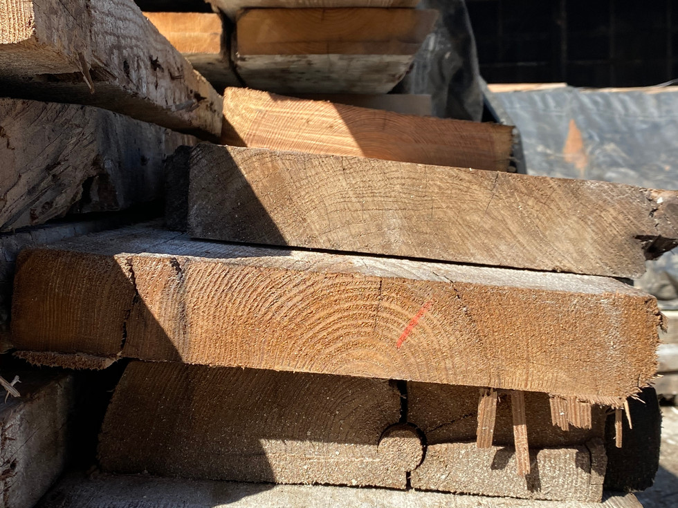Reclaimed old growth and secondary growth Longleaf Pine (Pinus palustris) for sale by Bruce Gerrie.