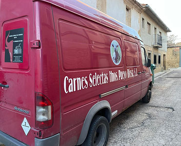 camion de reparto de la zona