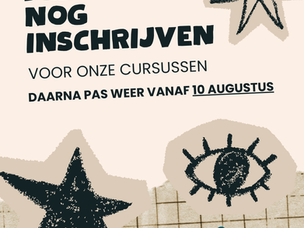 Inschrijven cursussen kan deze week nog