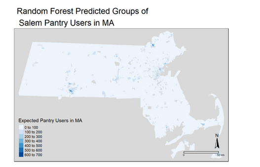 Salem Food Pantry Service Area Analysis