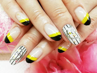 野球観戦ネイル♪