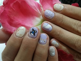 ネックレス風アート☆