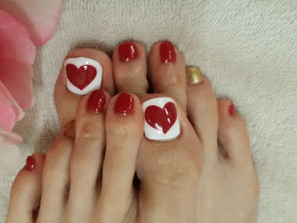 ハートフットジェル♡