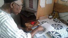 Exclusif! Mon dernier webdocumentaire avec Amadou Lamine Mbodji, dessinateur planchiste de motifs af