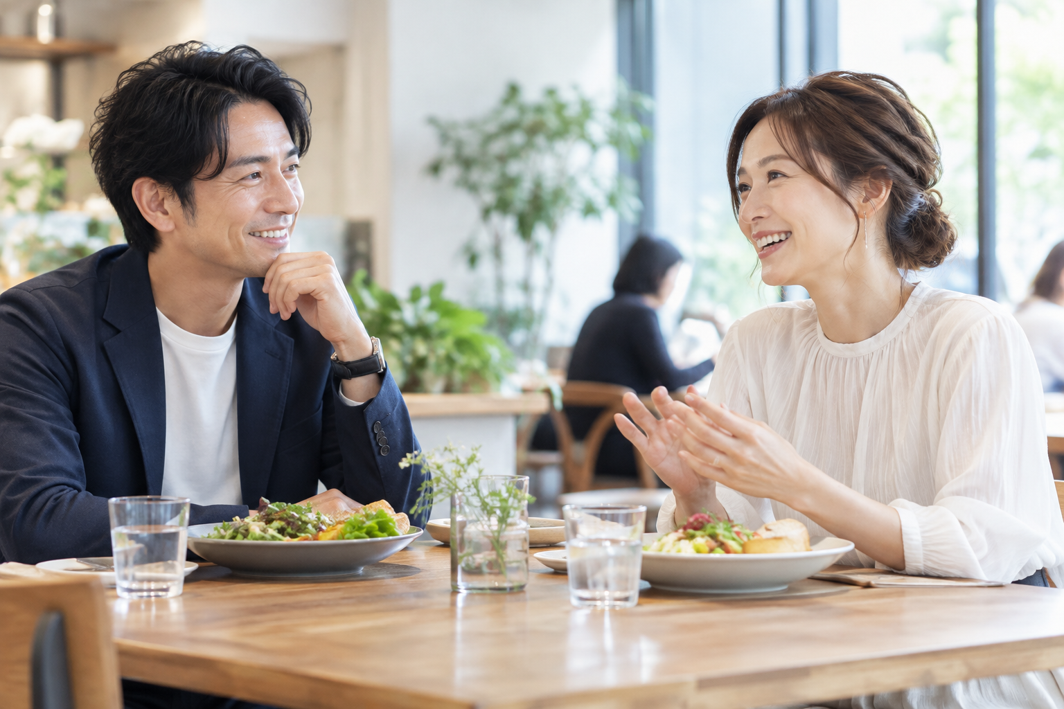 上手に話すことより、落ち着いて一緒に過ごせる時間を。