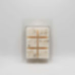 hazelnut wax melt snap bar in clamshell
