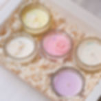 spring scented mini candles in gift box