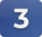 White number 3 on a blue square background. The design is simple and bold, creating a modern and clear visual impression.