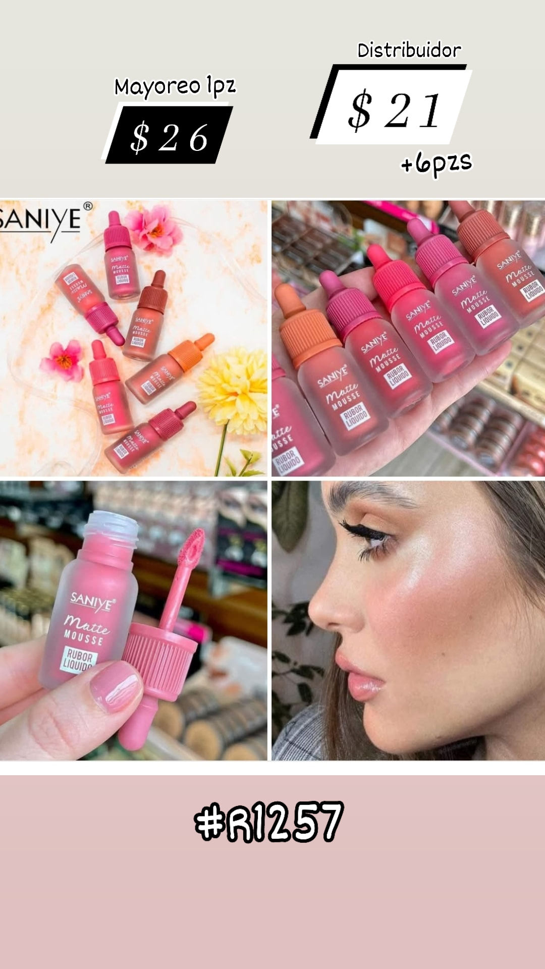 Saniye rubor liquido 