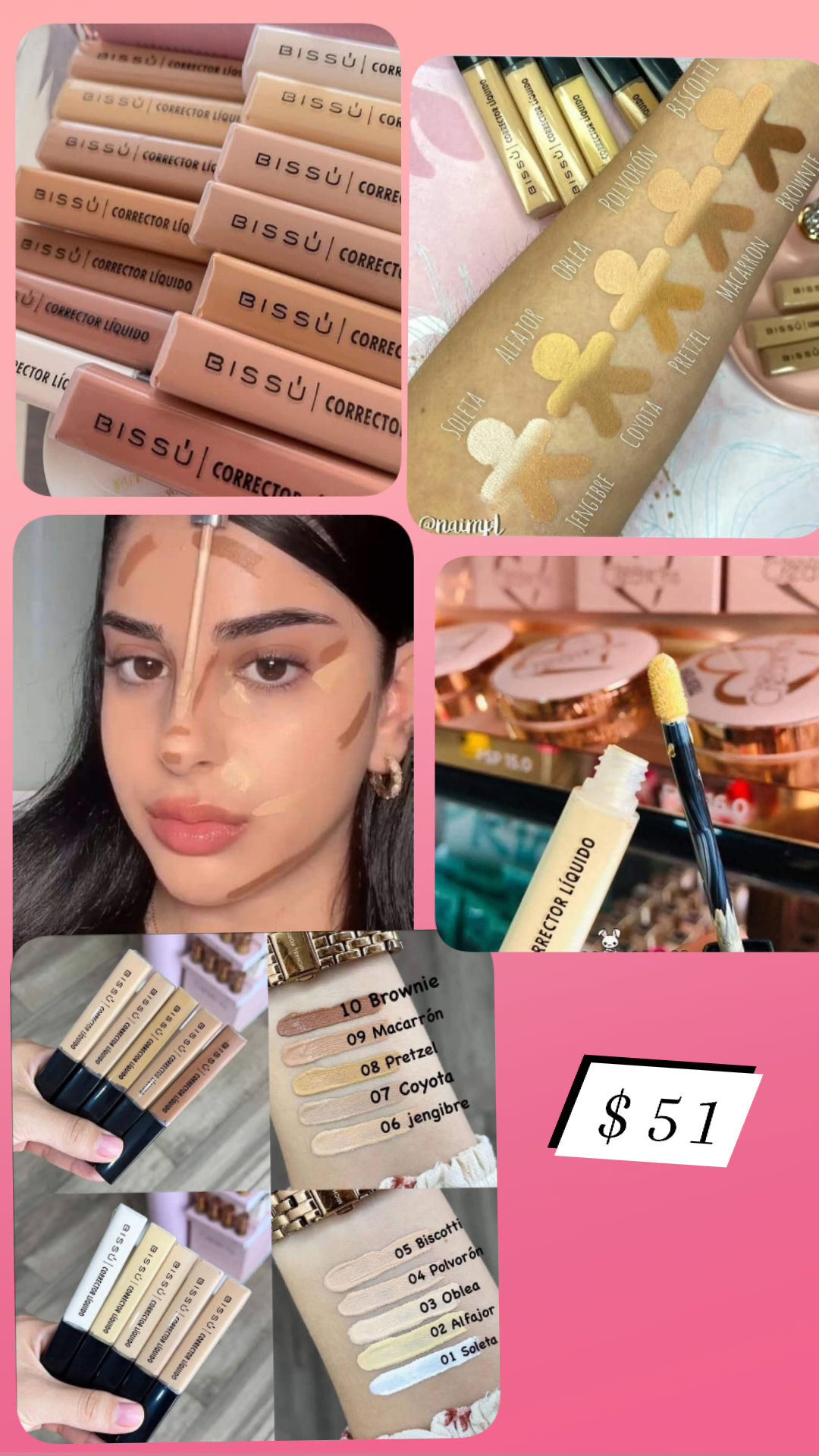 Bissu corrector liquido