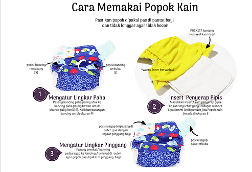 cara memakai clodi