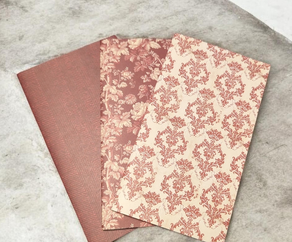 Thumbnail: Handmade Traveler Journal Refill Set – 3 Pack (4" x 7.5") Lined, Graph &