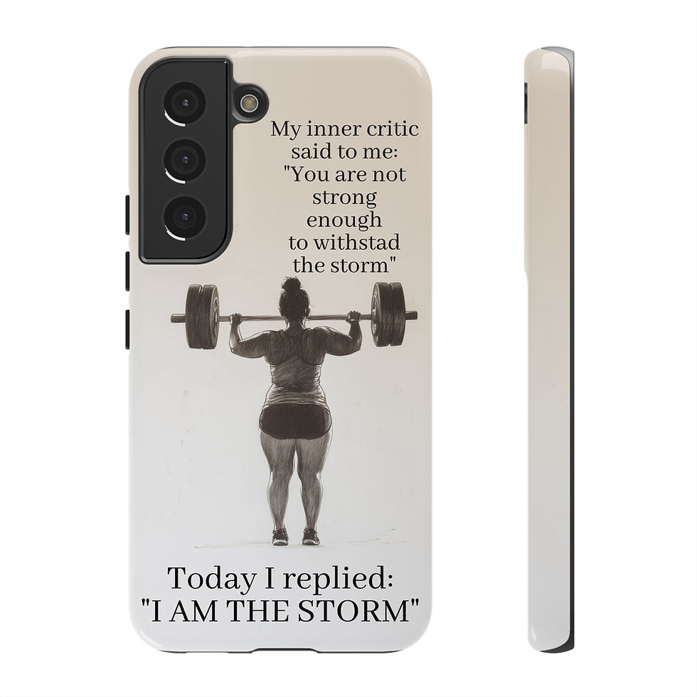 Thumbnail: "I AM THE STORM" Samsung Galaxy Phone Case