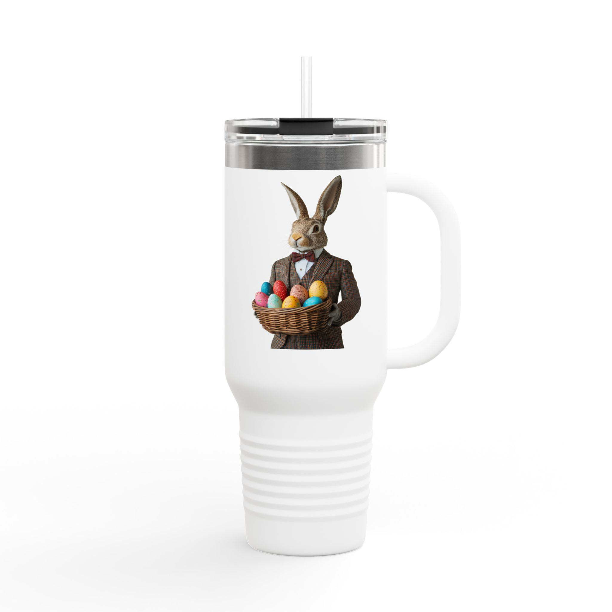 "Two Bunnies" Travel Mug