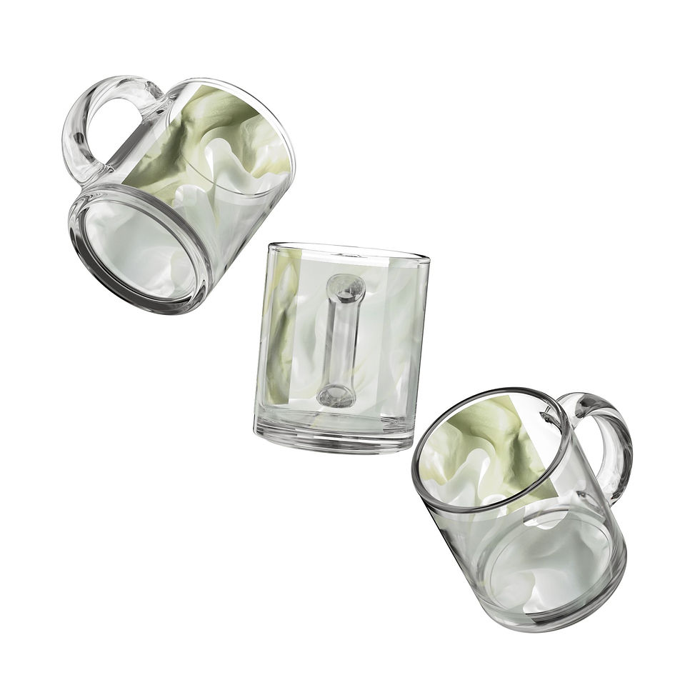 Thumbnail: Gentle Swirl Glass Mug 
