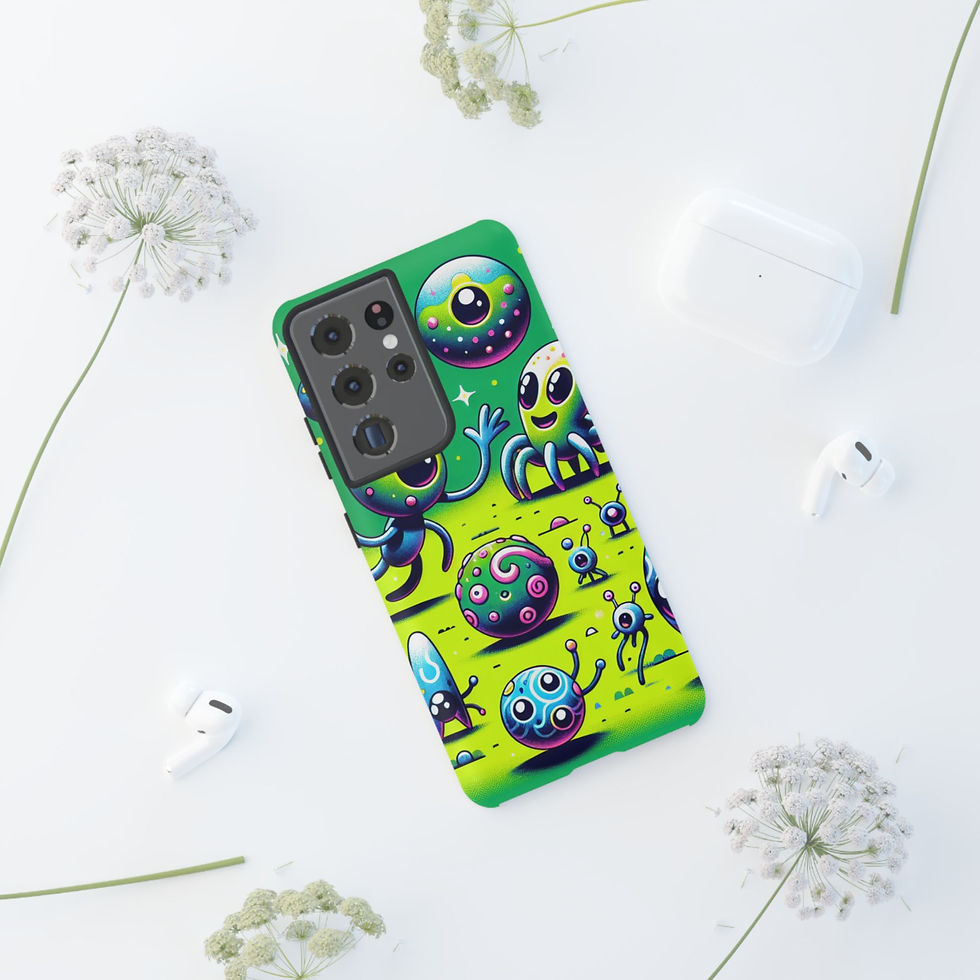 Thumbnail: Happy Aliens Samsung Galaxy Case