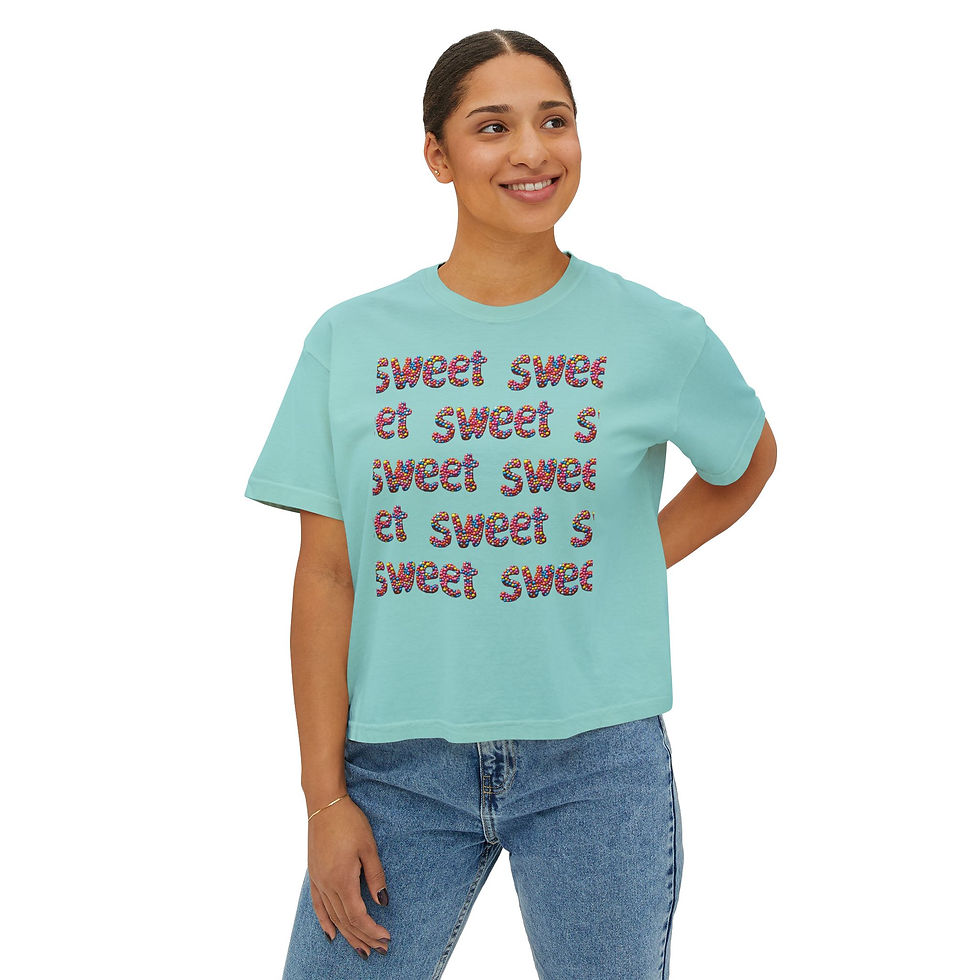Thumbnail: Sweet Life Boxy Tee S-2XL