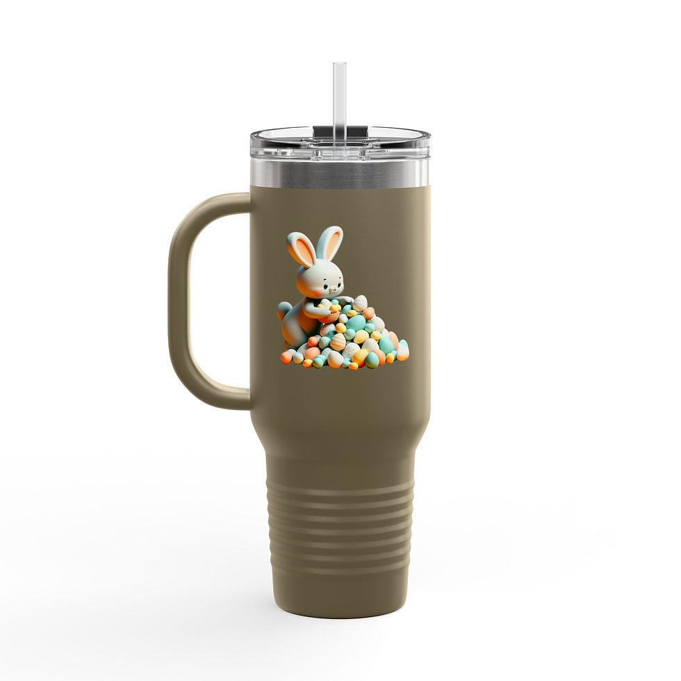 Thumbnail: Easter Bunnies Insulated Travel Mug 