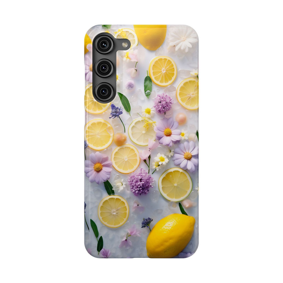 Thumbnail: Lemon Splash Slim Samsung Galaxy Case