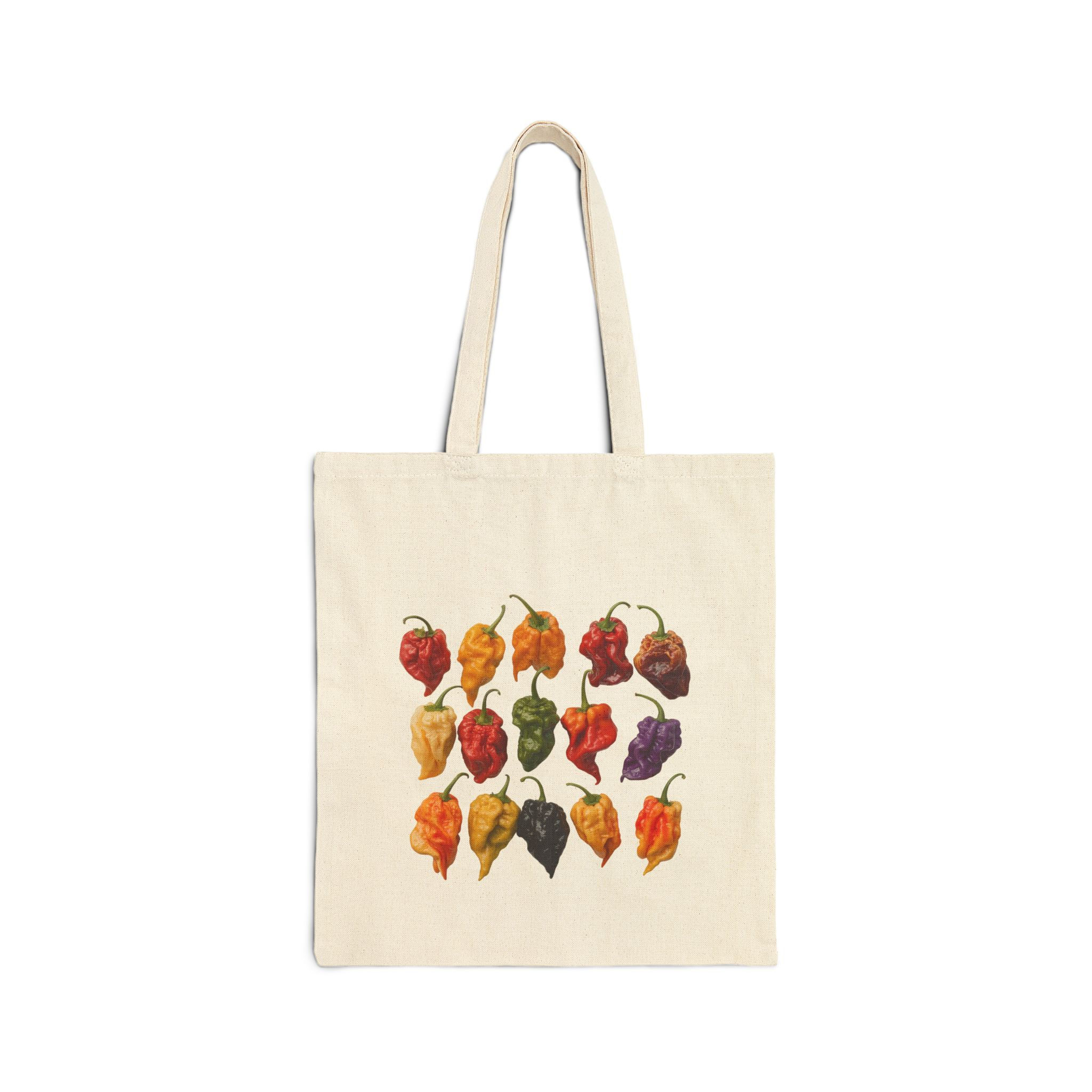Fire Bites Cotton Canvas Tote Bag - Eco-Friendly
