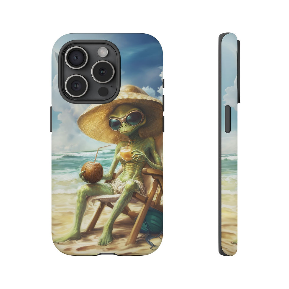 Thumbnail: Alien's Vacation iPhone Tough Case