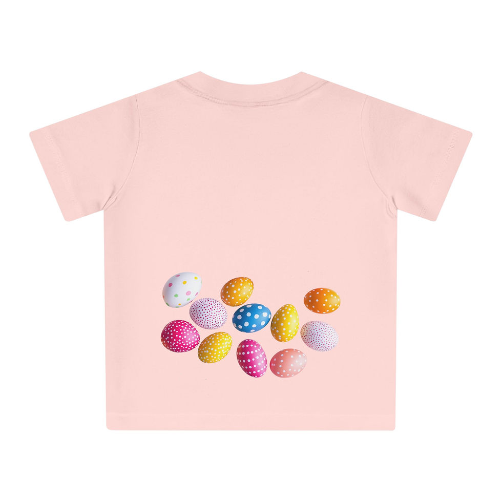 Thumbnail: Easter Egg Design Baby T-Shirt | Cute Spring Outfit for Kids