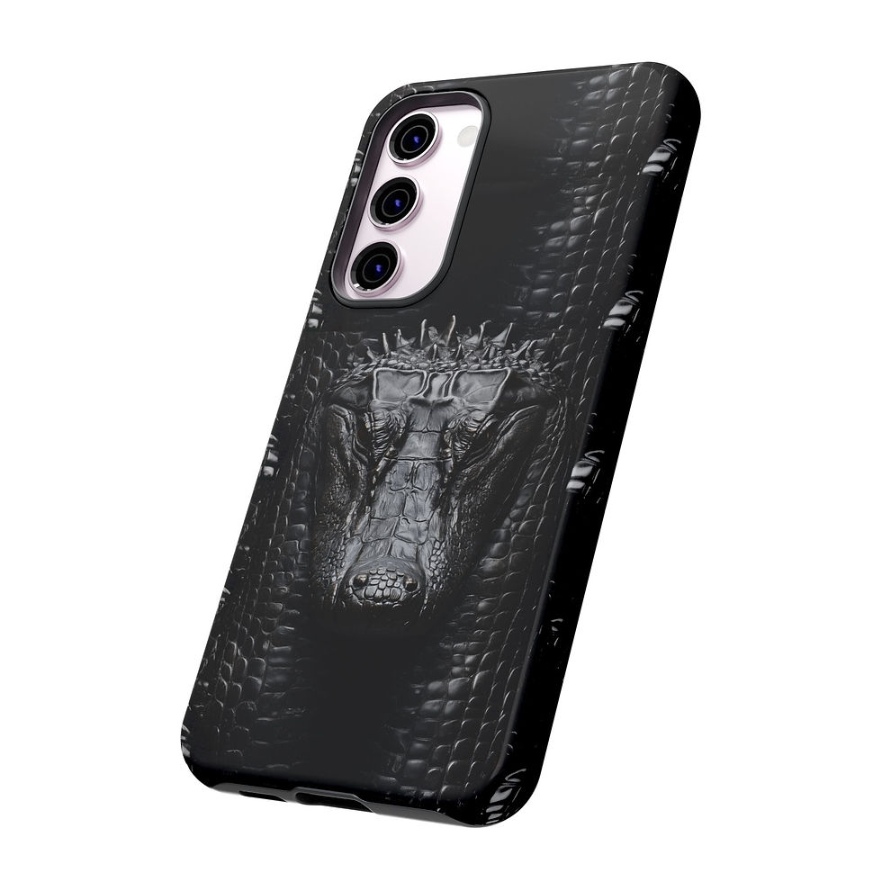 Thumbnail:  Black Alligator Tough Samsung Case