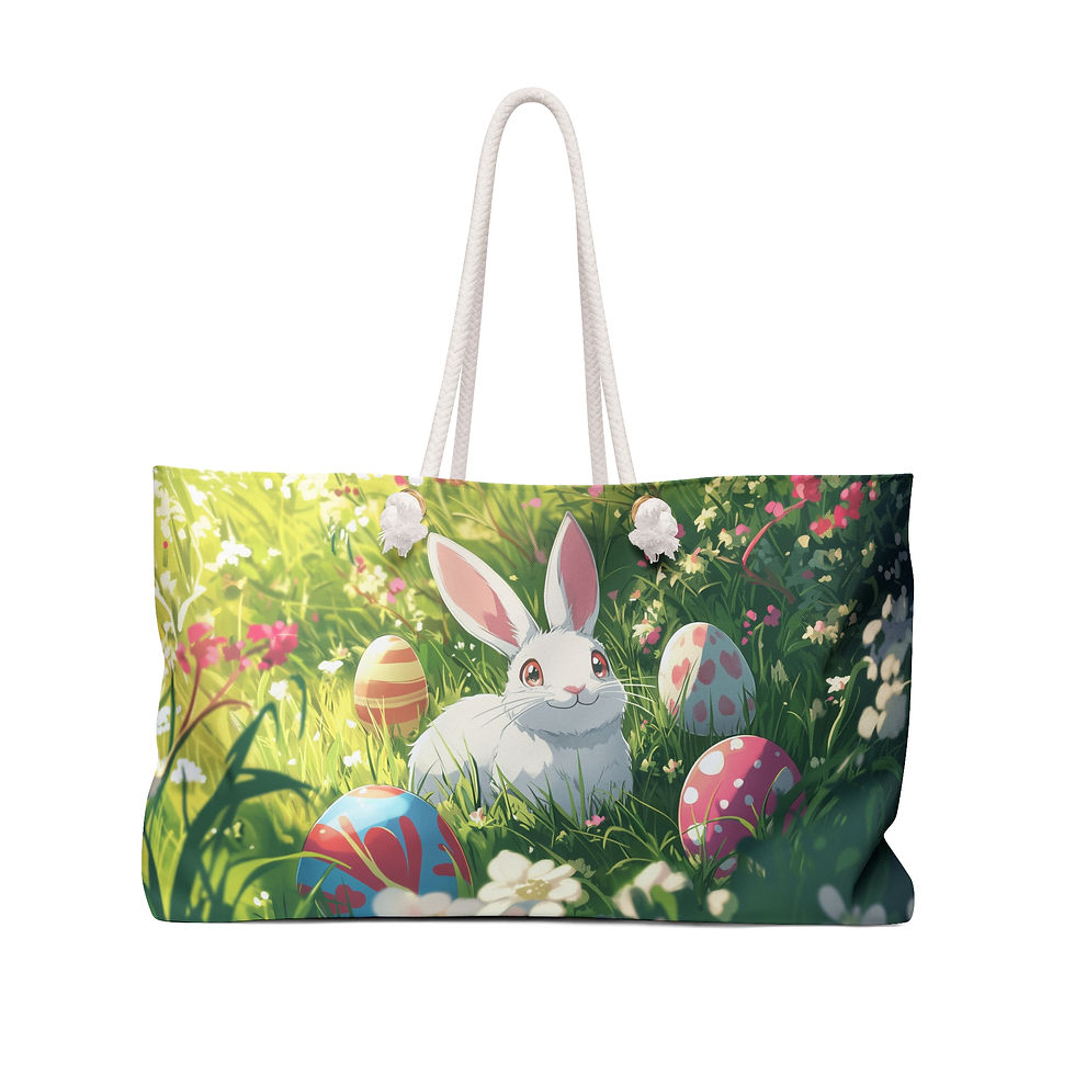 Anime Easter Bunny Weekender Bag