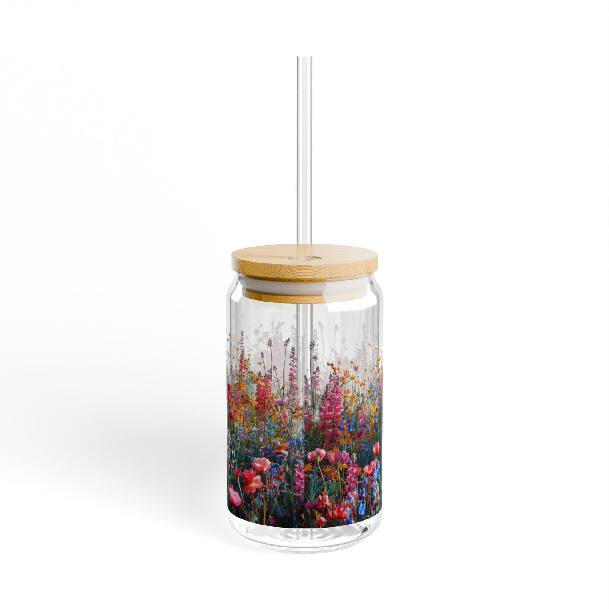 Floral Design Eco-Friendly Sipper
