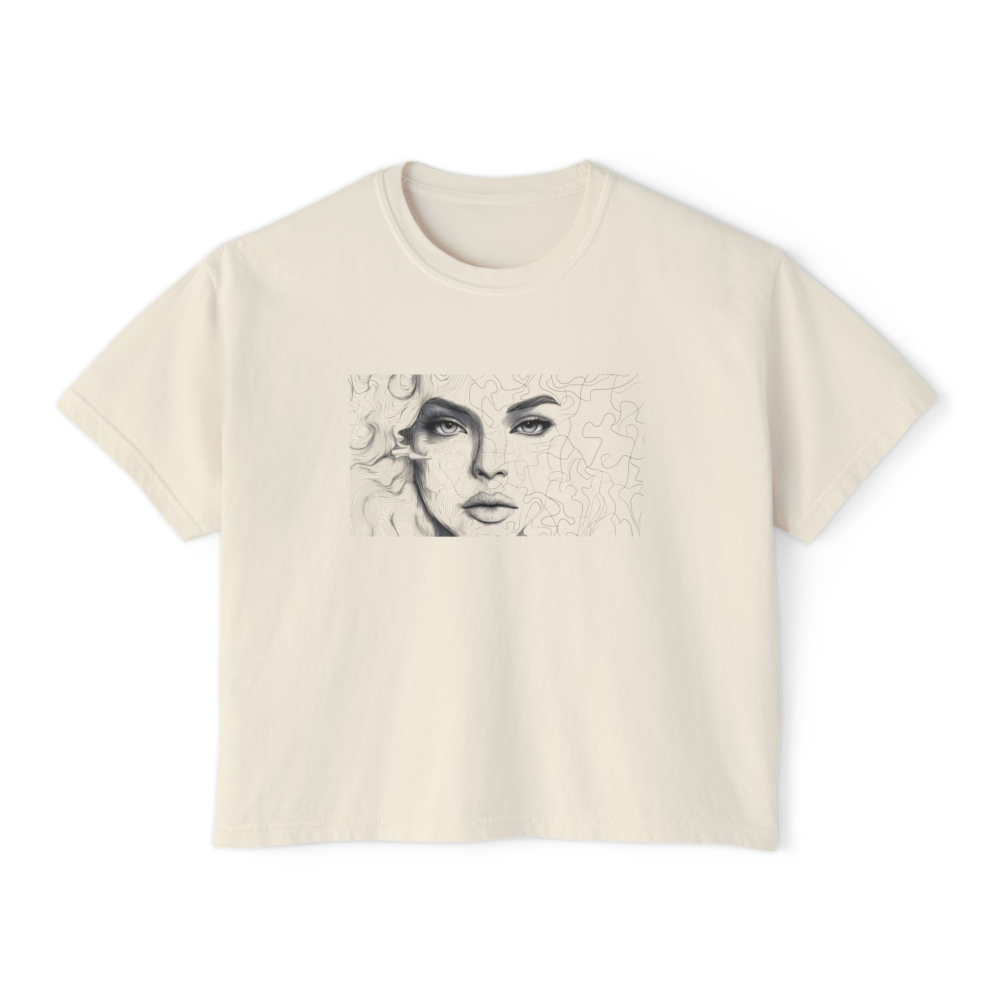 Memorable Faces Boxy Tee