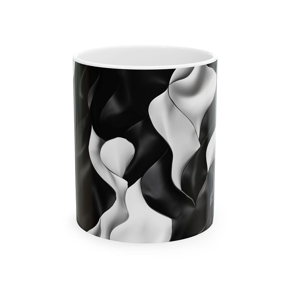 Leather Waves Mug