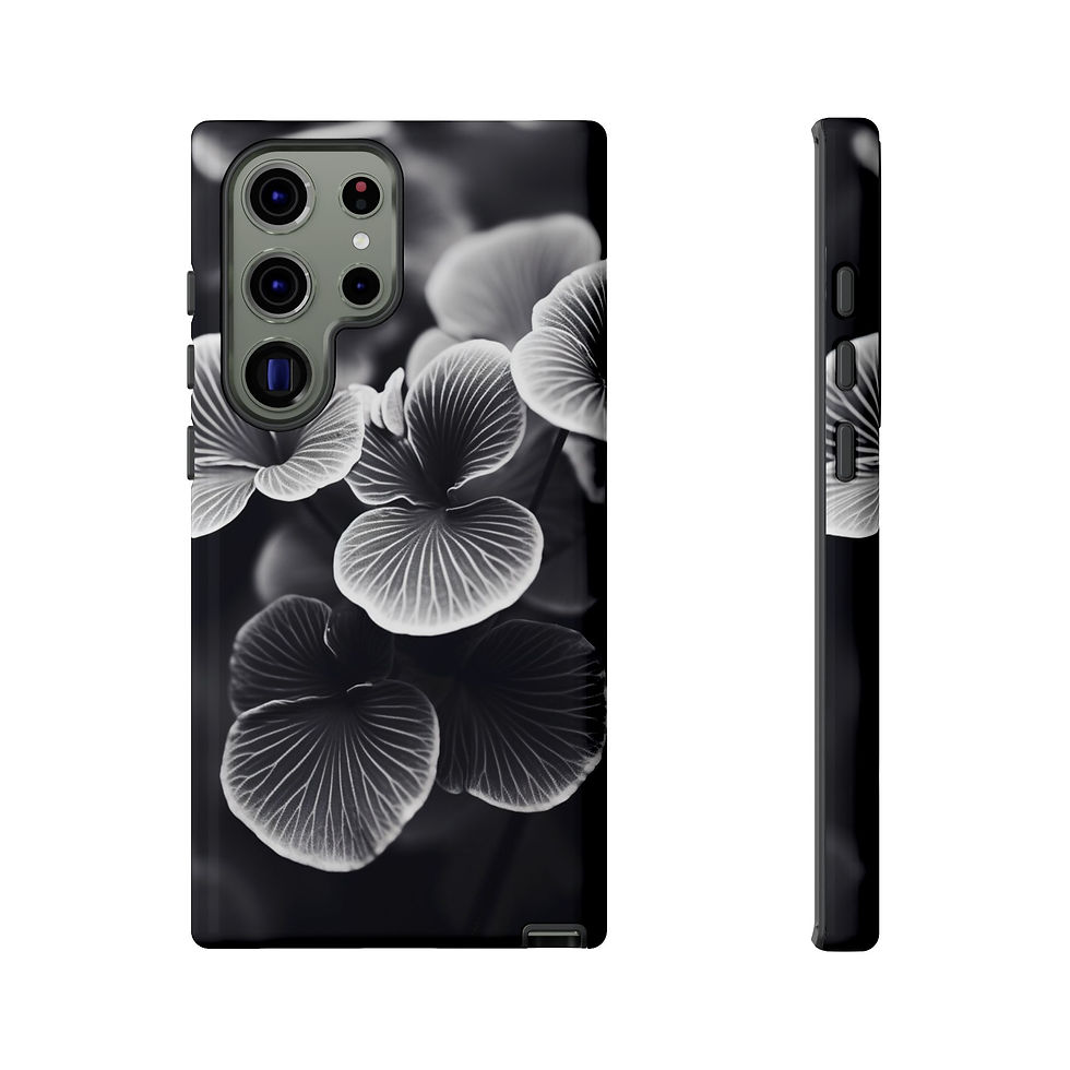 Thumbnail: Monochrome Hydrangea  Galaxy Tough Cases