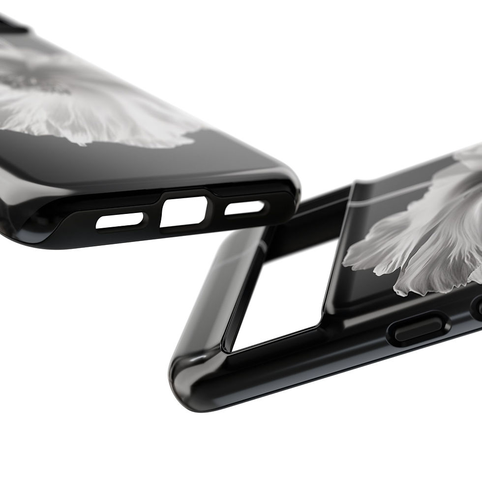 Thumbnail:  Monochrome Poppy Pixel Tough Case