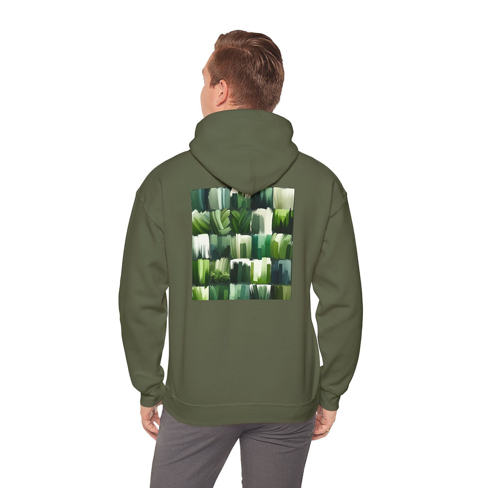 Thumbnail:  Misty Verdure Unisex Hooded Sweatshirt S-5XL