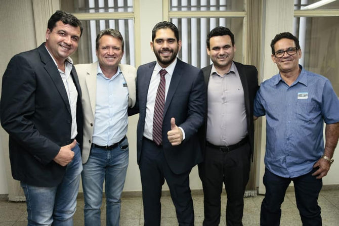 Lideranças de Caldas Novas se reúnem com Vice-Governador