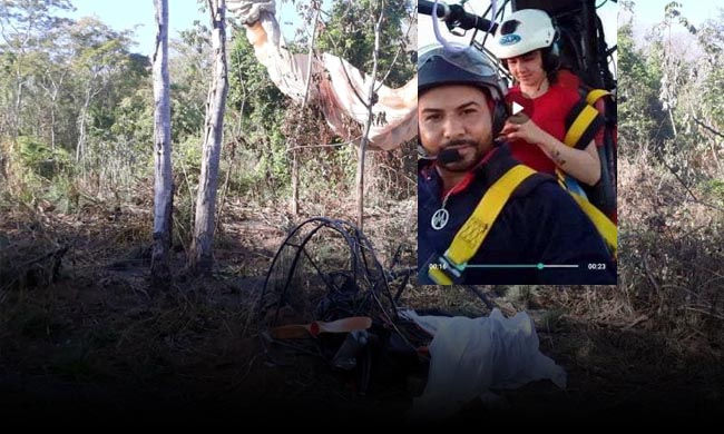 Falha em equipamento do paramotor pode ter causado acidente em Caldas Novas