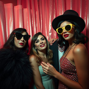 Stylish Women Photo Booth