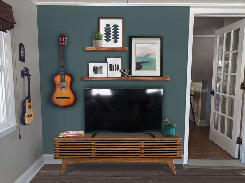 Living room TV wall design ideas