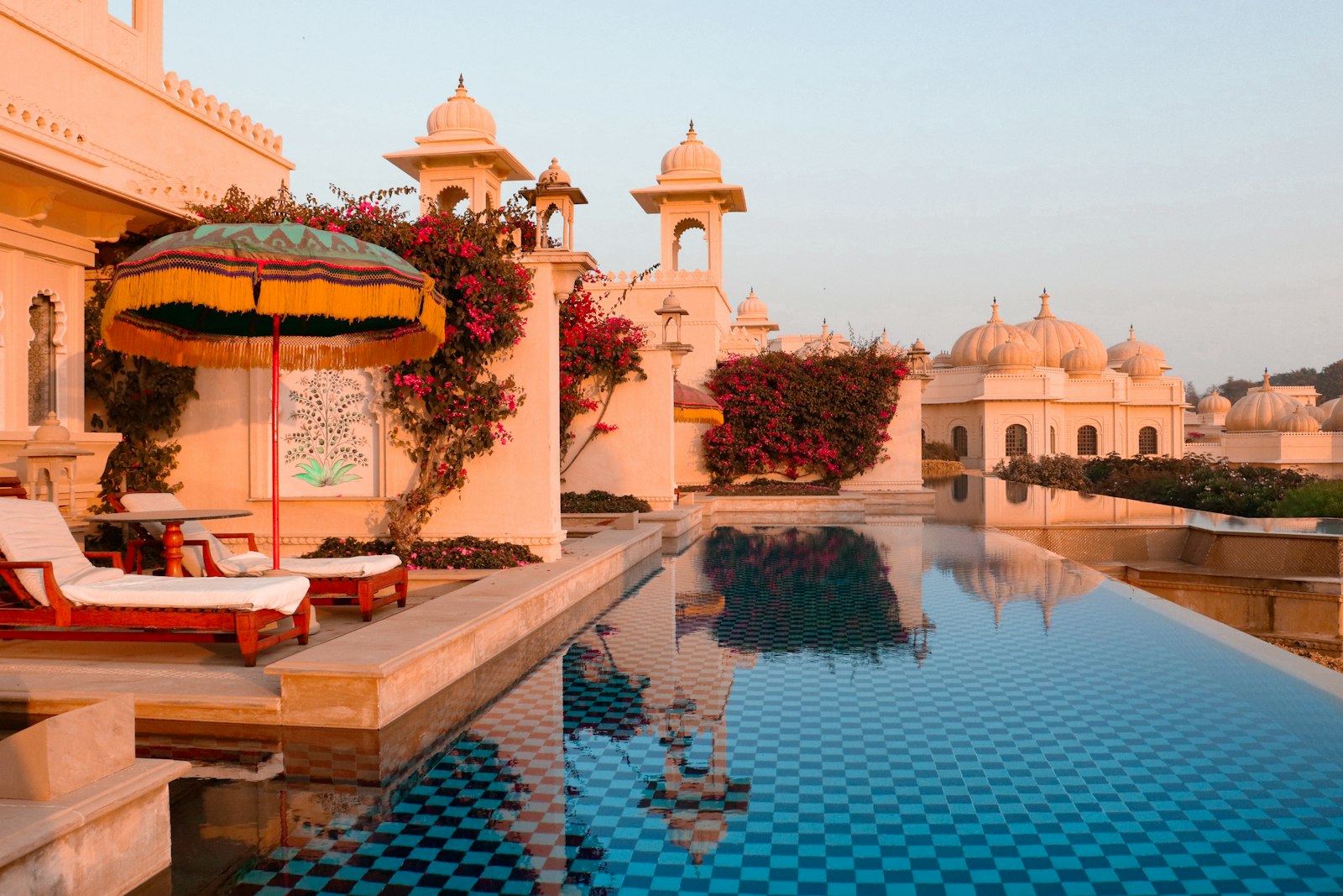Tranquil resort pool