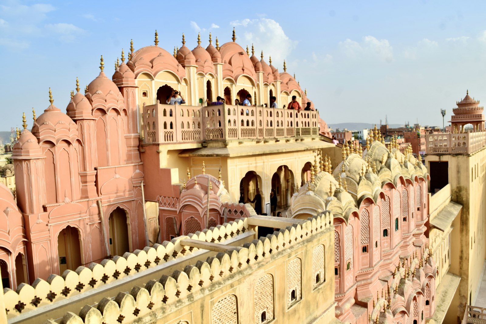 Sandstone fort architecture in Rajasthan