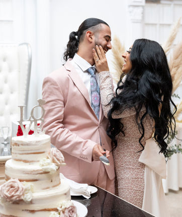 Couple Cake Cutting The Addison Park New Jersey