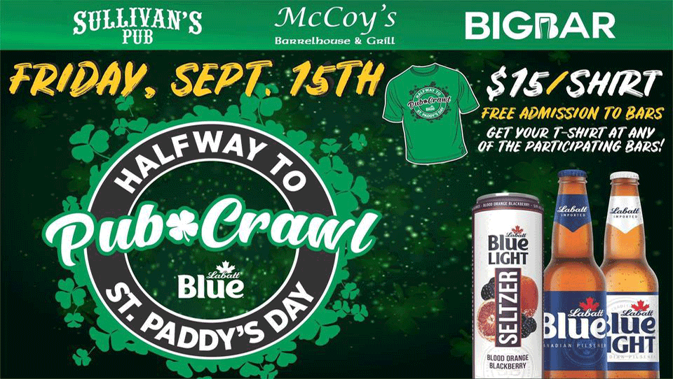 Halfway to St. Paddy’s Day Pub Crawl