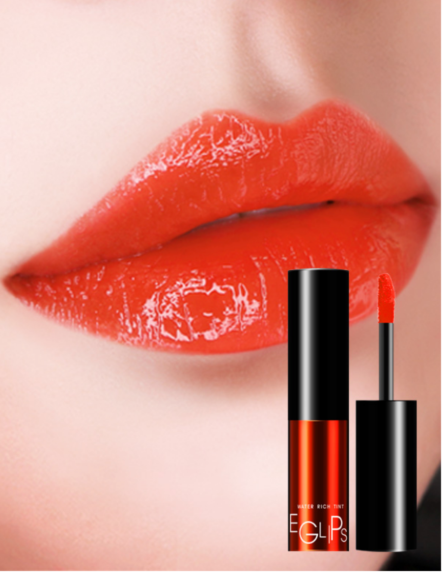Eglips Water Rich Tint - Son Nước Dưỡng Ẩm #01 Pop Orange