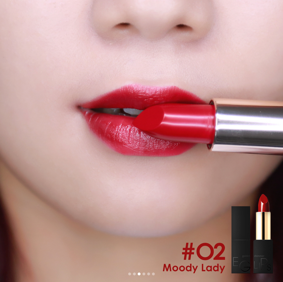 Eglips Golden Shimmer Lipstick - Son Kem Thỏi Dưỡng Môi #02 Moody Lady