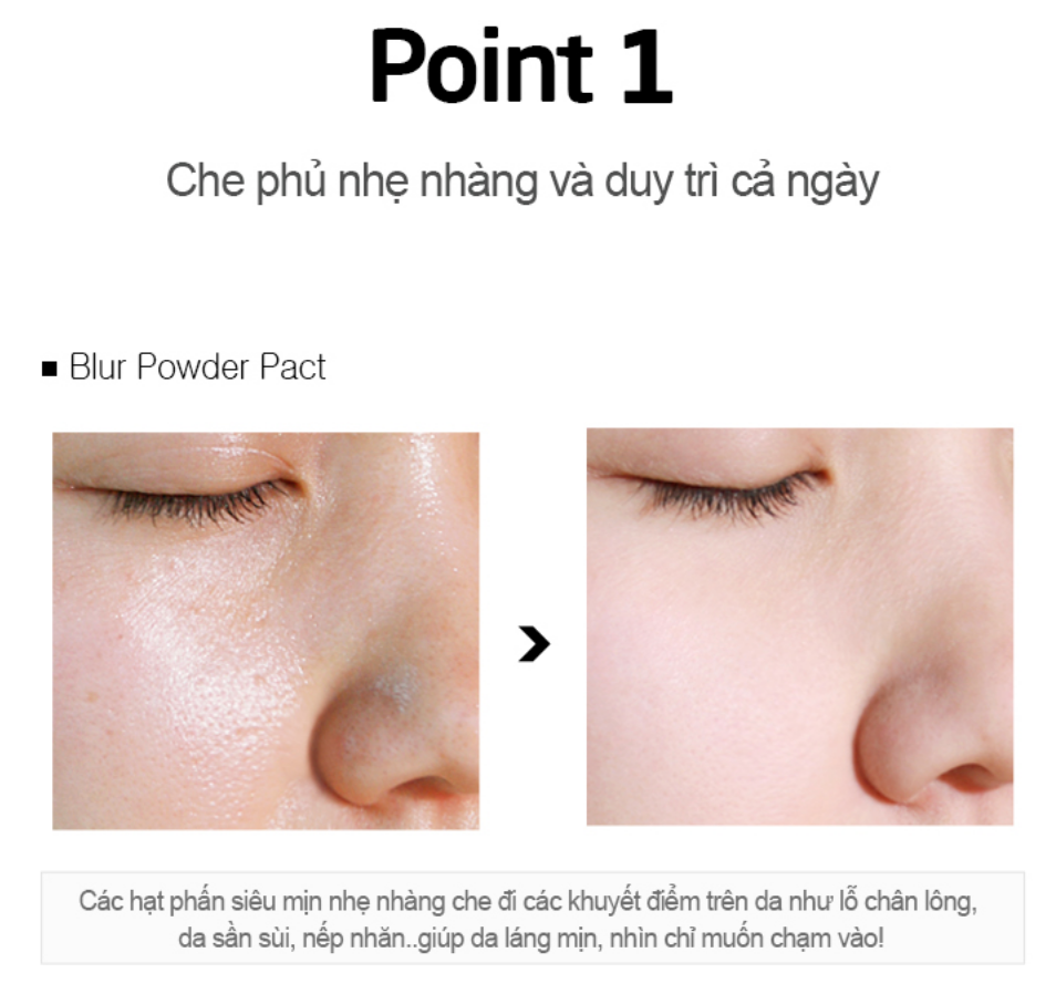 Thumbnail: Eglips  Blur Powder Pact - Phấn Nén Che Khuyết Điểm