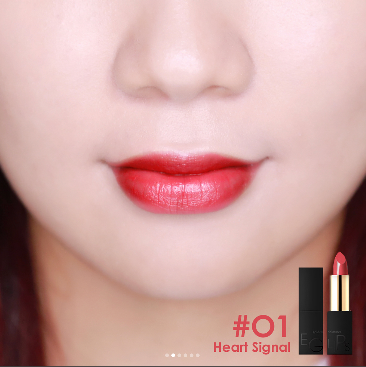 Eglips Golden Shimmer Lipstick - Son Kem Thỏi Dưỡng Môi #01 Heart Signal
